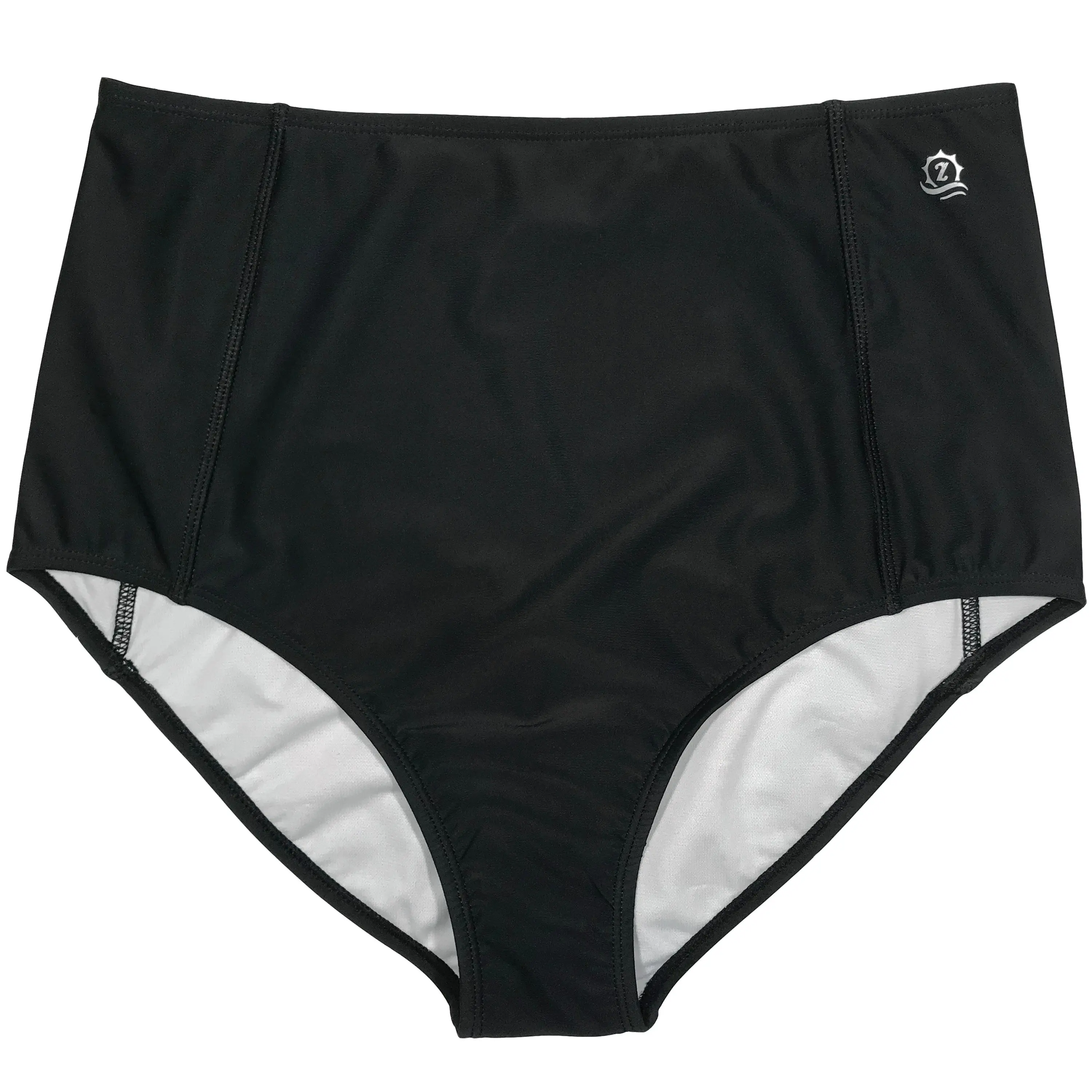 SwimZip Women's UPF 50+ High Waist Bikini Bottoms