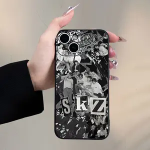 Fashion SKZ Collage Style Phone Case, Full Protection Shockproof Anti-Drop TPU Soft Gel Cover for iPhone 17 16 15 14 13 12 11 XS XR X7/8 Mini Plus Pro Max Series