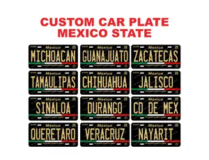 Custom License Plate Mexico - Novelty Decorative License Plates Mexico