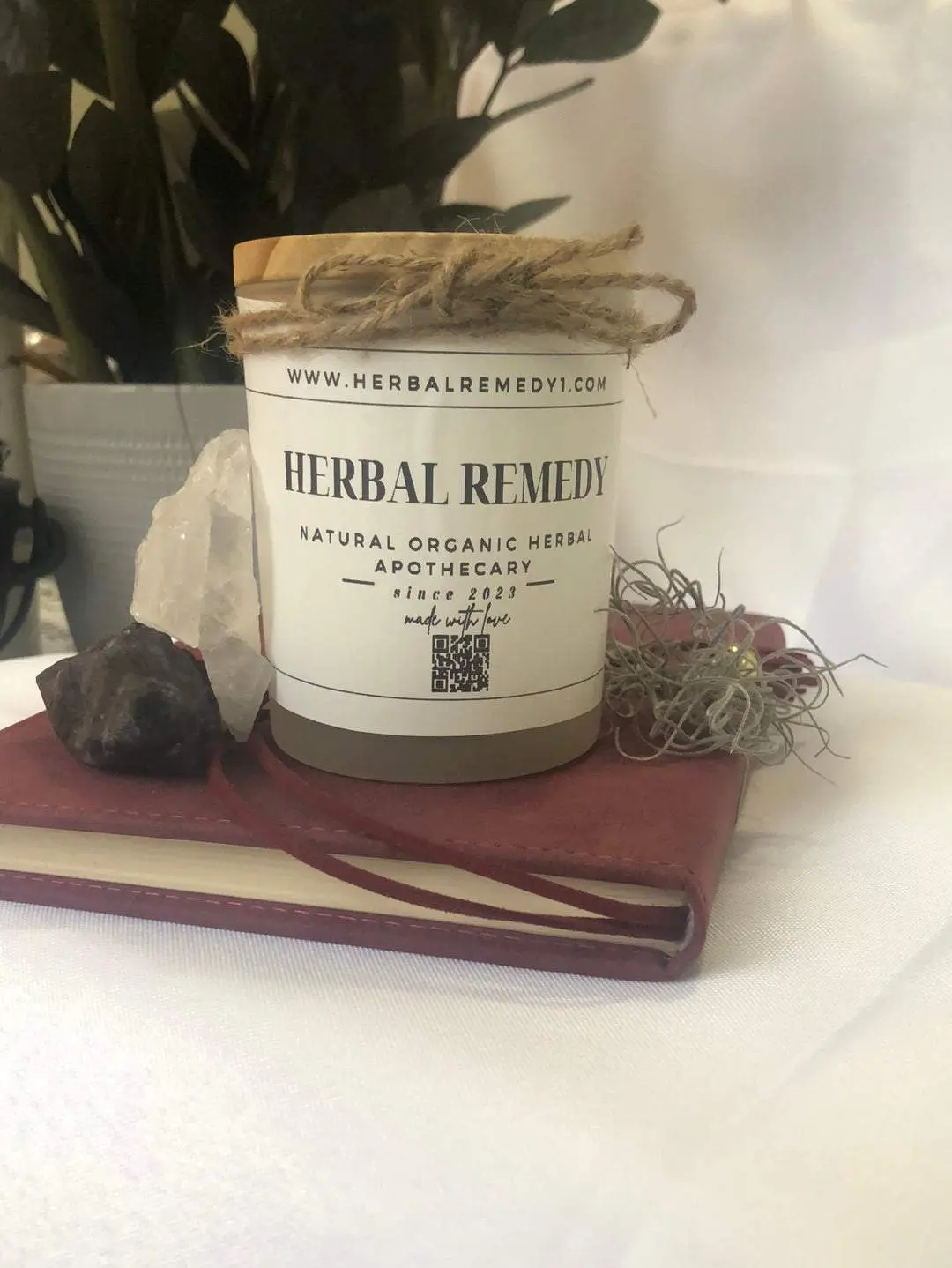 Cinnamon Vanilla Clove Crystal Candle