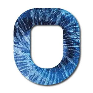 Deep Blue Tie-dye - Omnipod
