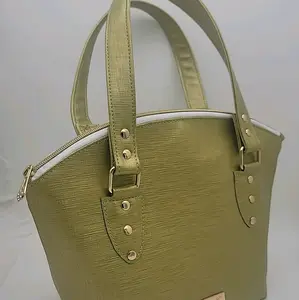 Easy olive poppie purse PU Leather