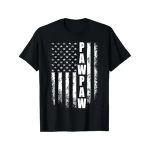 nice Pawpaw Gift America Flag Gift For Men Father's day Men Women T - Shirt