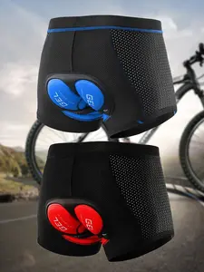 Men’s cycling shorts, 3D silicone foam padding cycling underwear, shock-absorbing silicone mountain biking shorts, road bike cycling shorts, spring/summer cycling gear
