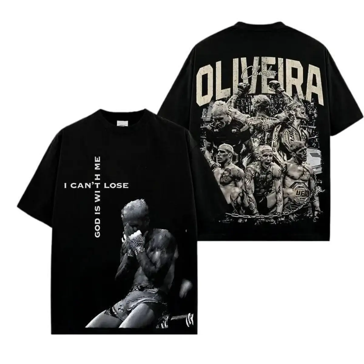 UFC Brazin Charles Oliveira - Do Bronx Heavy Cotton T-Shirt street wear