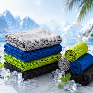 4 Pack Cooling Towels – Beat The Heat in Seconds, Instant Cooling Neck Towel for Gym, Running, Workout, Hiking, Camping & Summer Essentials portable cooling towel