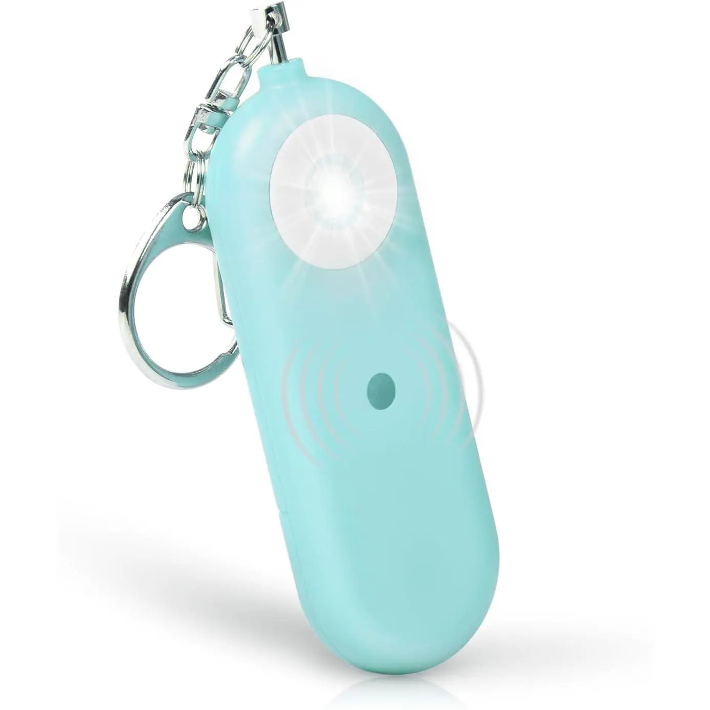 Women's 130dB Personal Safety Alarm Keychain - Self-Defense Siren Whistle, Replace Batteries, SOS LED Strobe Light, Smart Wearable GPS Finder Emergency Security Accessory