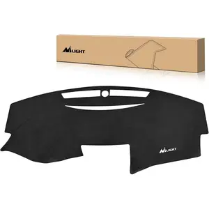 Nilight Dash Cover for Toyota Camry 2007 2008 2009 2010 2011, Custom Fit Suede Dashboard Mat Non‑Slip Sunshade Glare Protector Interior Accessories Black