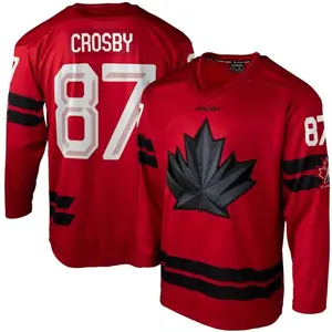 Sidney Crosby Hockey Canada Bauer Hockey 2026 Semi Pro Jersey - Red - Adult & Youth Sizes – Ice Hockey Fan Gear In All Colors