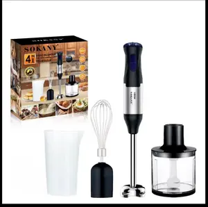 ELECTRIC Hand Blender Set with Chopper, Whish & Measuring Cup