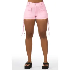 Rhiannon Pink Cargo Short