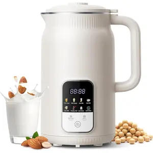 35oz Nut Milk Maker, 9-in-1 Automatic  Milk Machine for Almond, Oat & Soy, Smoothies & Juice, 12 Stainless Steel , Keep Warm, 12H Delay & Self-Clean