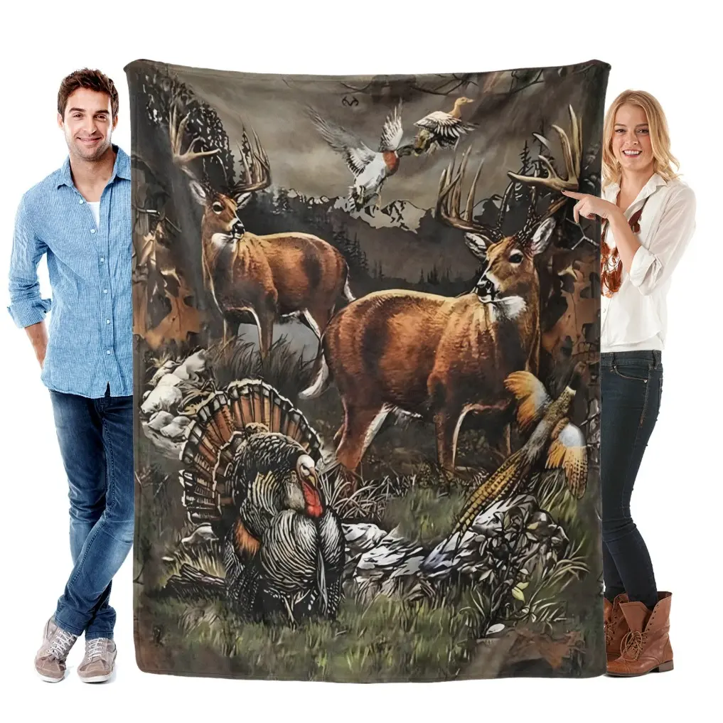 Animal Print Soft Multifunctional Throw Blanket - Cozy All-Season Blanket for Couch, Bed & Travel - Aesthetic Room Decor, Perfect Gift for Mother's Day, Graduation Season & Birthday, Warm Nap Blanket for Home Office & Camping