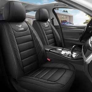 Cab TRD Sport Offroad Seat Covers - Black Leatherette, Universal Fit, Comfortable & Durable, Perfect for Offroad Adventures