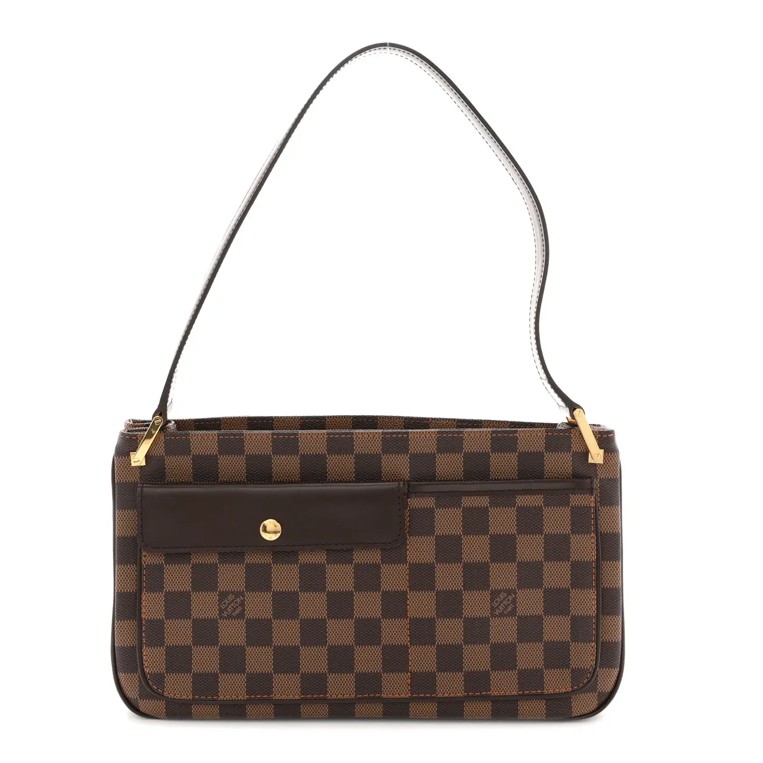 Pre-owned Louis Vuitton Damier Ebene Canvas Shoulder Bags Damier Ebene Aubagne