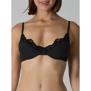 Lace unlined low top bra suitable for everyone - comfortable wireless support, lightweight elastic fabric for women's bras, women's push bras, daily lace underwear