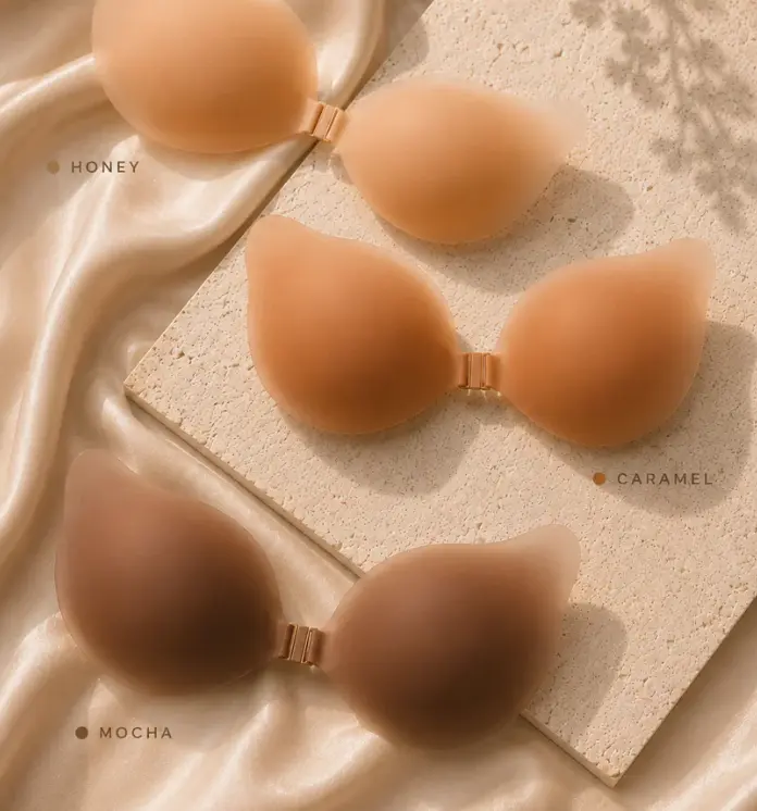 Maison Bare Aura Bra | Invisible Lift Strapless Silicone Bra