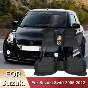 LHD New Arrival Multi-Colors Car Floor Mats For Suzuki Swift 2005-2012 Foot Pads Auto Accessories Car Interior