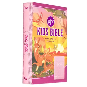 KJV Bible Kids: Blossom Pink Heart faux leather with Index