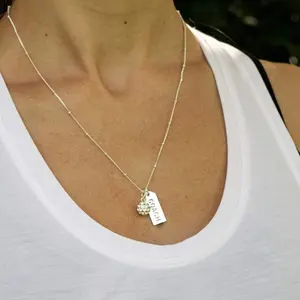 Golf Goddess Golf Coach Charm Necklace