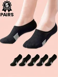 Women's Summer Thin Boat Socks, Low-Cut Sports Short Socks, Non-Slip Invisible Socks, Anti Slip Socks for Fitness and Daily Wear