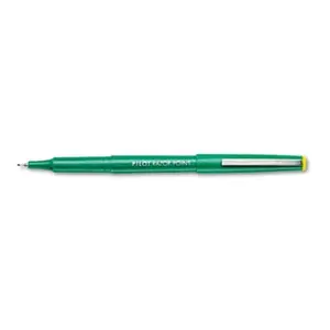 Pilot 11010 Razor Point Porous Point Stick Pen- Green Ink- Extra Fine- Dozen