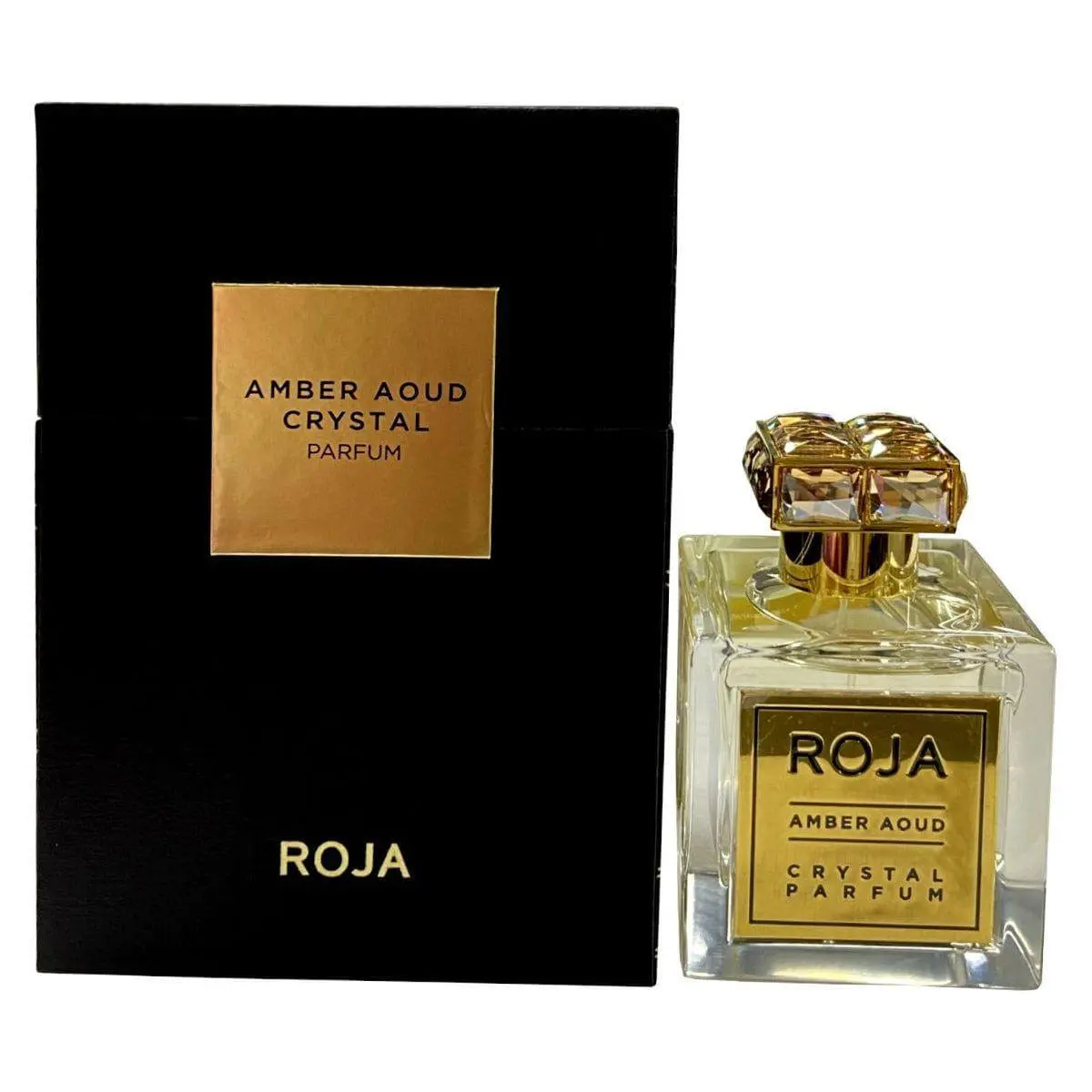 Roja Dove Amber Aoud Crystal Women's EDP - 3.4oz Iconic Amber Spicy Women's Fragrance with Colorless Oil, New in Box for Light Fabrics Use