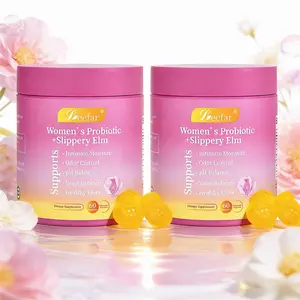 Budget-Friendly 60 Count Hawaiian Pineapple Aroma Soft Jelly Candy Chewy Natural Balance pH  Convenient Feminine Probiotic Chewable Gummies