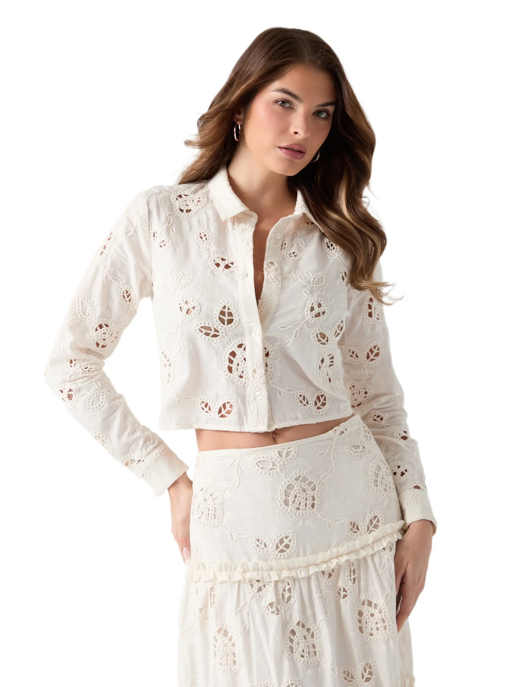 GUESS Female Cropped shirt