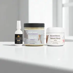 Secret Bosse Night Repair Ritual Kit Golden Moisturizer with Beauty Sleep & Golden Raw Shea Butter for Mature Skin
