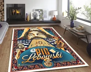 The Big Lebowski Rug: Movie Fan Art, Non-Slip Area Rug