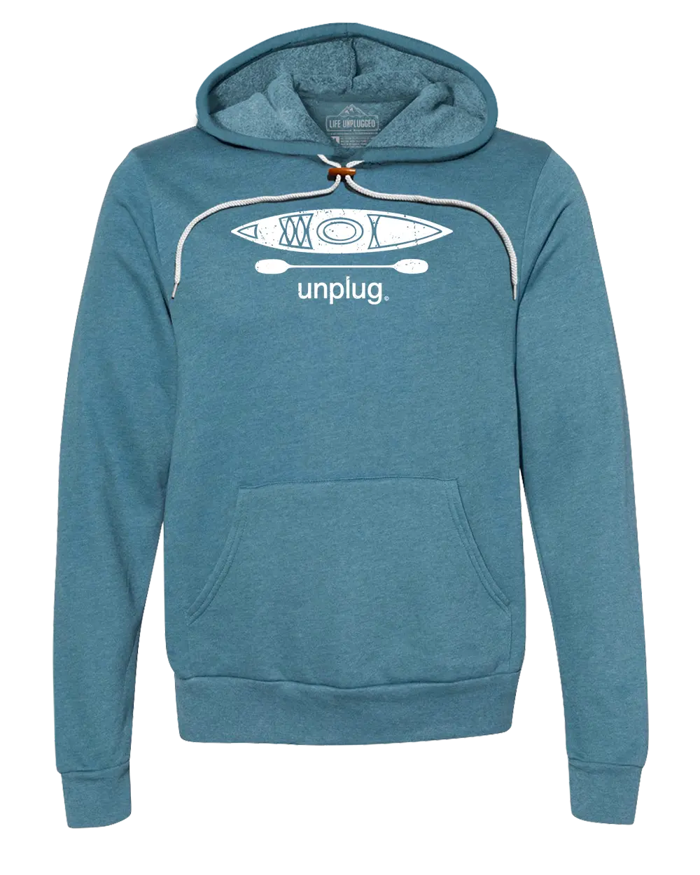 Kayak Super Soft Hoodie SMALL - HEATHER DEEP TEAL BLOWOUT