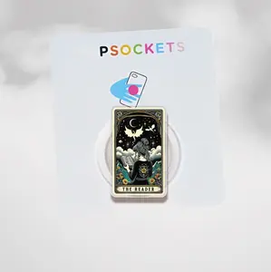 Mystical The Reader Tarot Card Magsafe Phone Grip - Magnetic Pop Socket & Kickstand - Book Lover Gift