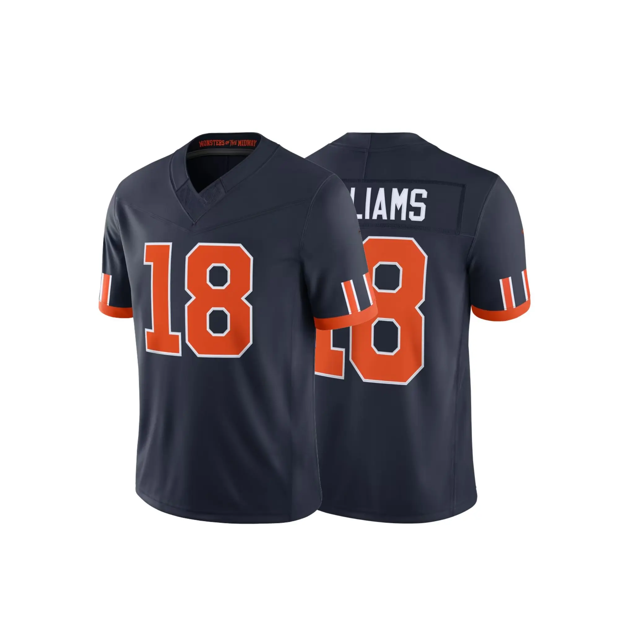Caleb Williams #18 Football Jersey 2026/2027  Full Logo