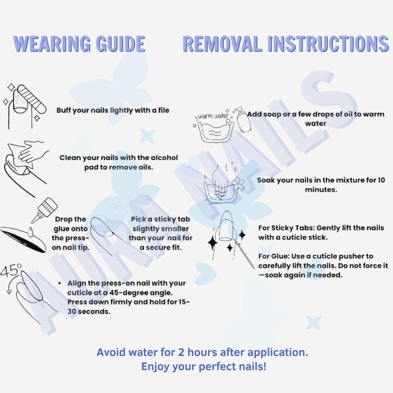 Aura Nails - White & Gold press on nails long almond nails - shell nails - Princess nails - Elegant nails - birthday nails - white nails - gold nails - winter nails