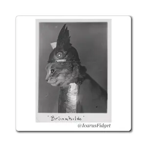 Brunnhilde the Amazing Valkyrie Cat - Home Decor Magnets