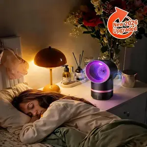 【UV LED Mosquito Zapper】Electric Fly & Gnat Trap for Home, Portable for Bedroom, Living Room & Office