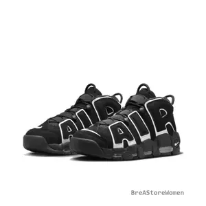 Air More Uptempo '96 BlackWhite — Stylish, Comfortable, Trendy, Versatile, Non-Slip Casual Sports Sneakers