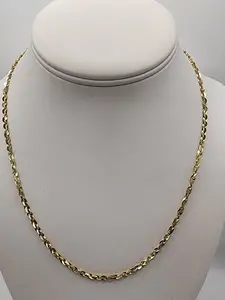 Cadena Espejo estilo torsal 10k