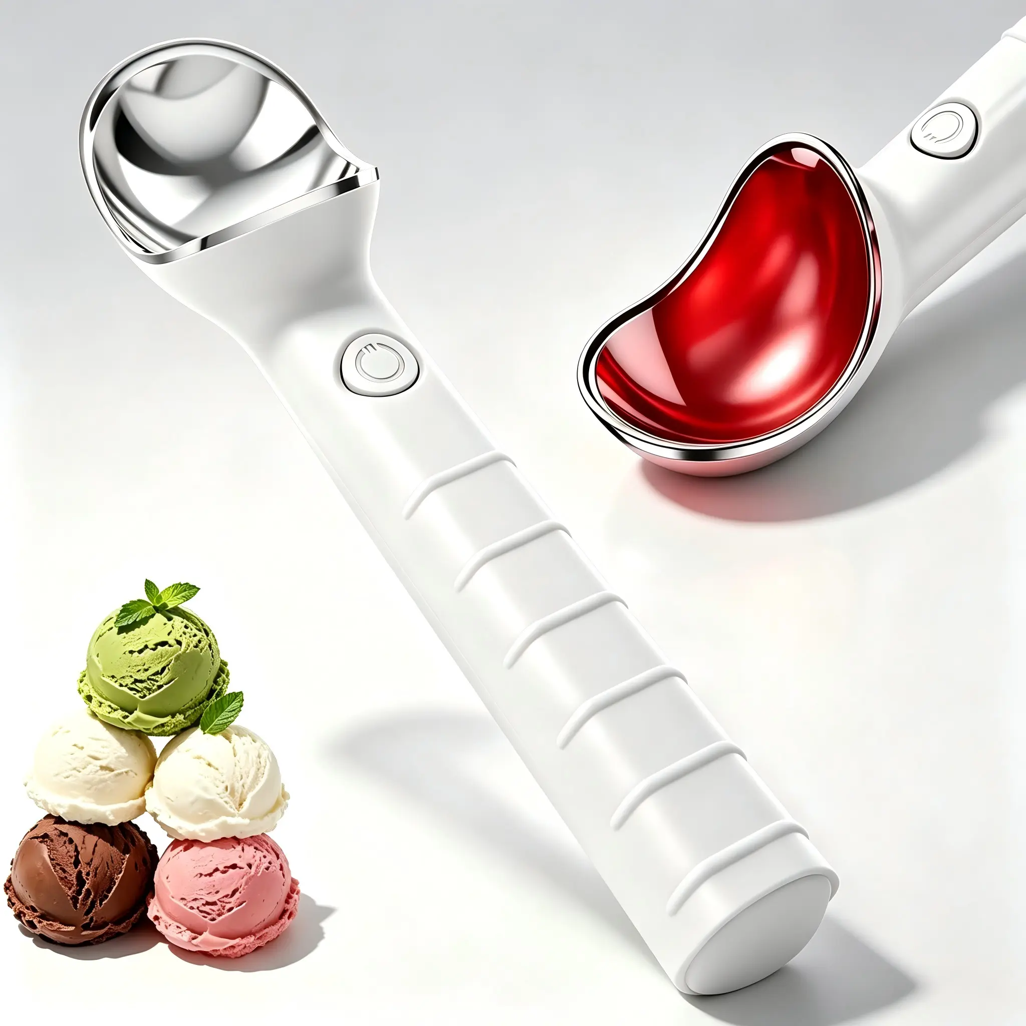 Heated Ice Cream Scoop, Quick Heat, USB Charging for Hard Ice Cream
