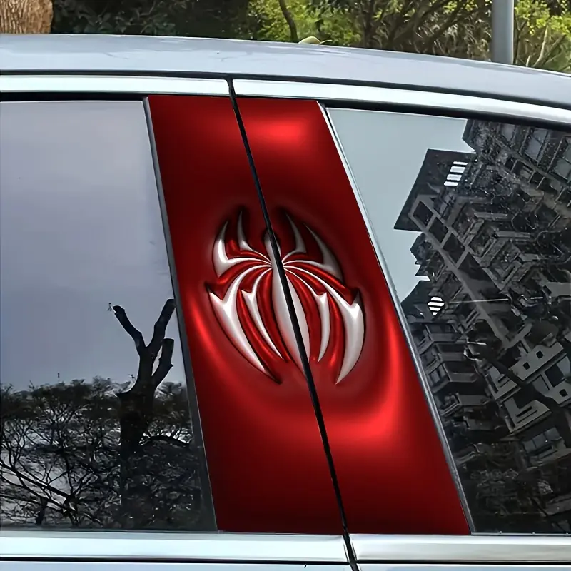 Spider Pattern Car Sticker, Self Adhesive Waterproof Car Decal, Side Decals, Exterior Decoration Accessories for Car, Glass, Metal, Plastic, Ceramic, Wood Surface