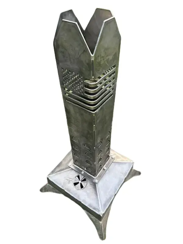 Metal Smudge Pot/Orchard Heater/Choofa/Oil Burning Device/Unpainted and Unseasoned/Durable Raw Steel