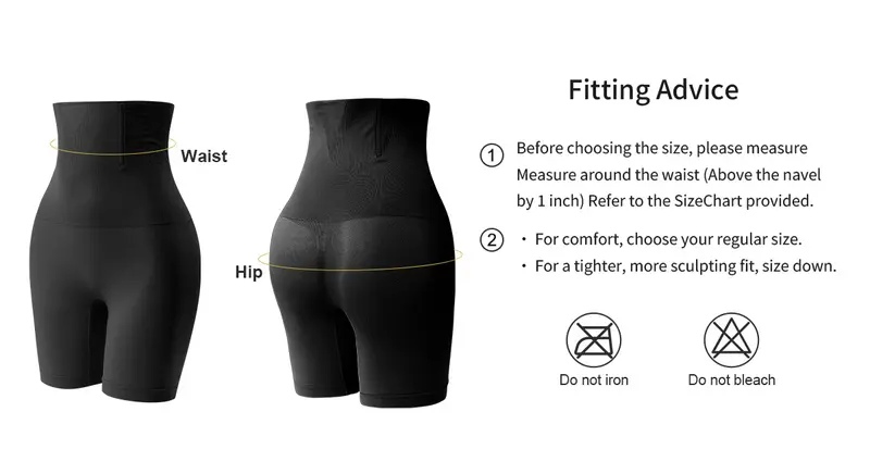 Product Introduction of VVL Women's Seamless High Waist Design with Tummy Control Butt-Lifting Shapewear,Breathable Anti-Rolling Yoga Shorts faja Shapewear for All-Day Comfort Fit 6