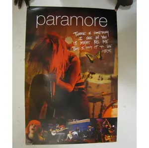 Graphic Paramore Live Butterfly Poster - Frame Not Included Graphic Paramore Live Butterfly Poster - Frame Not Included