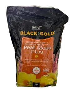 Black & Gold -Natural & Organic Canadian Sphagnum Peat Moss Plus