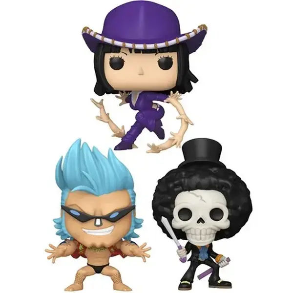 Funko Pop! One Piece (Franky, Brook & Nico Robin) Vinyl Figures