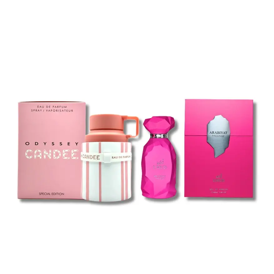 Armaf Odyssey Candee Women's Fragrance, Elegant Signature Scent with Sweet Fruity and Patchouli Notes, Aromatic Floral Eau de Parfum, 3.4 fl oz, Fragrance Blend, Elegant Fragrance
