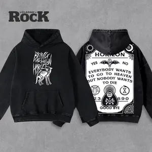 Bring Me The Horizon Premium Cotton T-Shirt, Ouija Board Graphic Tee, BMTH Band Vintage Shirt, Rock Fans T-Shirt, Streetwear Graphic Tee, Gift For Bring Me The Horizon Fans