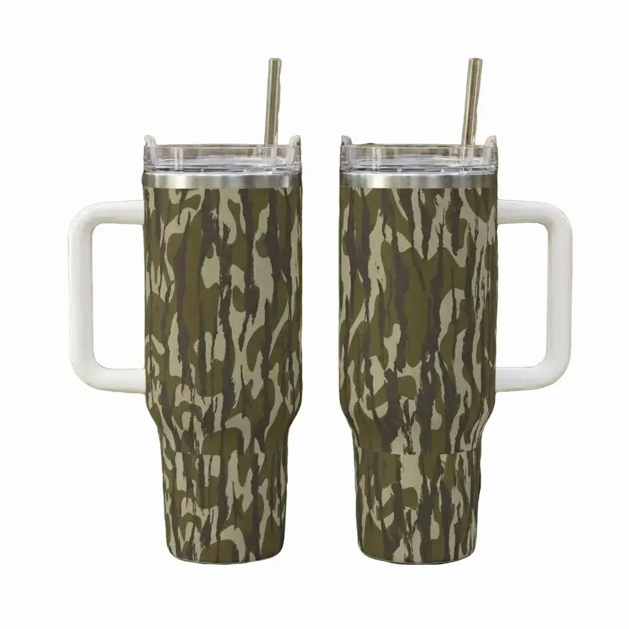 Vintage Hunting Camo Pattern Tumbler, Oldschool Hunting Tumbler, Camouflage Pattern, Duck Camo Design, Hunting Camo Graphic