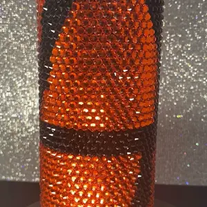 Blinged Basketball Tumbler from blinged by Amy - Great for Sports Fans to keep drinks cold. Stylish Beverage Drinkware customized
